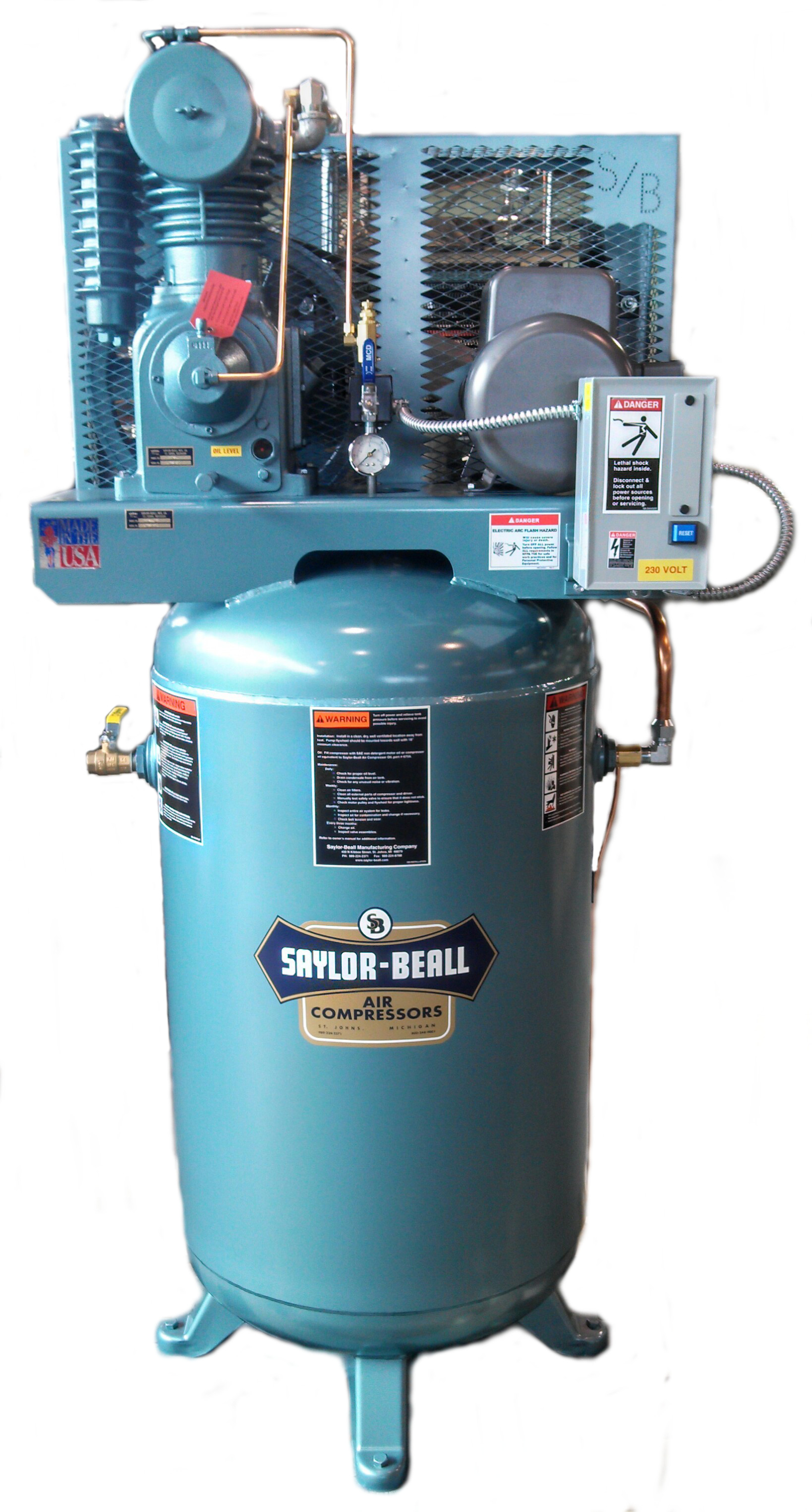 Saylor Beall 5 Hp. Performance Package Air Compressor